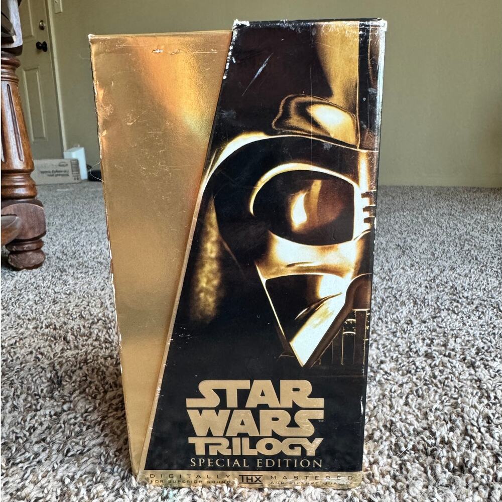 1997 Star Wars Trilogy Special Edition VHS Gold Box Set Collector’s Edition